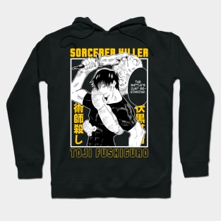 Sorcerer Killer Toji Anime Fanart Hoodie